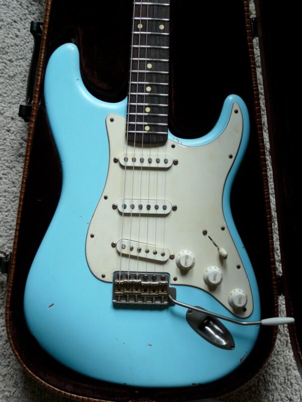 SOLD!  New 2014 Bill Nash S-63 USA guitar Daphne Blue - Image 2