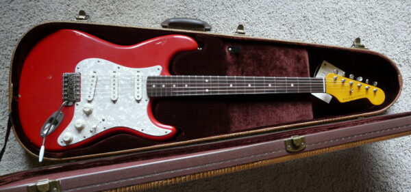 SOLD!  Bill Nash S-57, Rosewood C neck, USA guitar Lollars light relic, Dakota Red