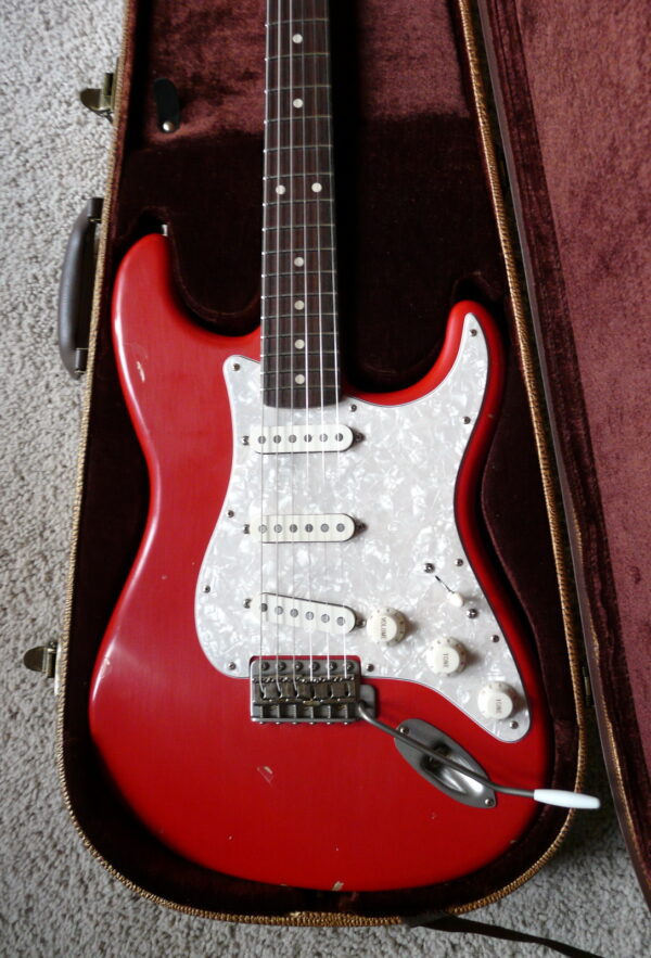 SOLD!  Bill Nash S-57, Rosewood C neck, USA guitar Lollars light relic, Dakota Red - Image 3