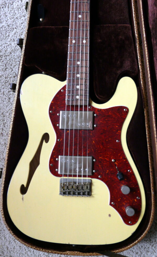 Sold!  2018 Bill Nash T-72TL USA thinline guitar Lollar Regals Rosewood neck, Ash - Image 4