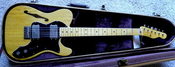 New 2024 Nash USA Guitar. T-72 TL thinline. 6 lbs 8 oz. Natural finish, Ash. Solid Maple Neck.