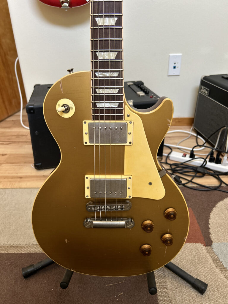 New 2024 Bill Nash Goldtop Les Paul conversion