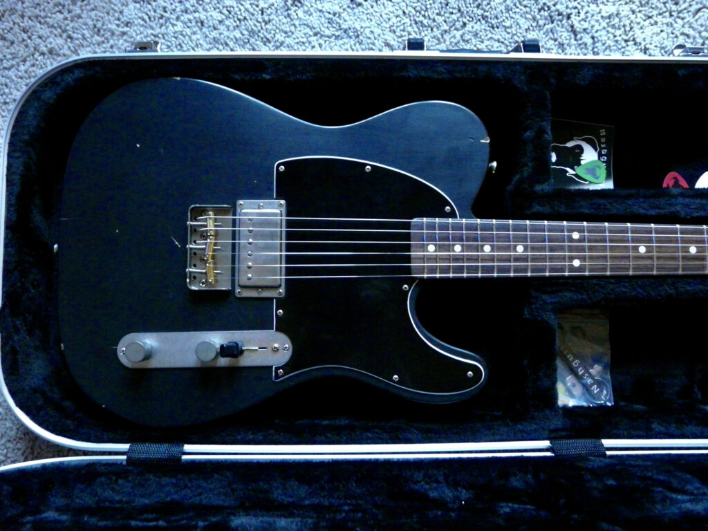 New 2024 Bill Nash E-1HB Esquire Guitar Lollar Imperial Humbucker Solid Maple Neck Black
