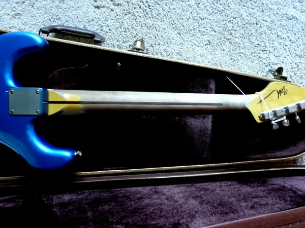 New 2024 Bill Nash S-63, solid maple C neck, USA guitar Lollars Lake Placid Blue Matching Headstock Brand New - Image 9