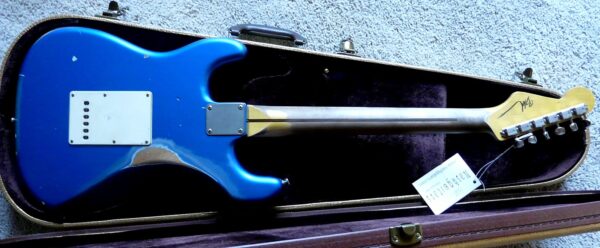 New 2024 Bill Nash S-63, solid maple C neck, USA guitar Lollars Lake Placid Blue Matching Headstock Brand New - Image 8