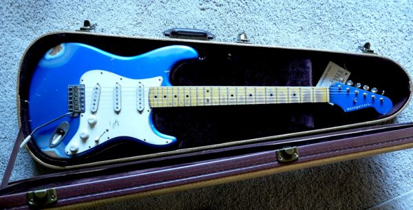 New 2024 Bill Nash S-63, solid maple C neck, USA guitar Lollars Lake Placid Blue Matching Headstock Brand New - Image 13