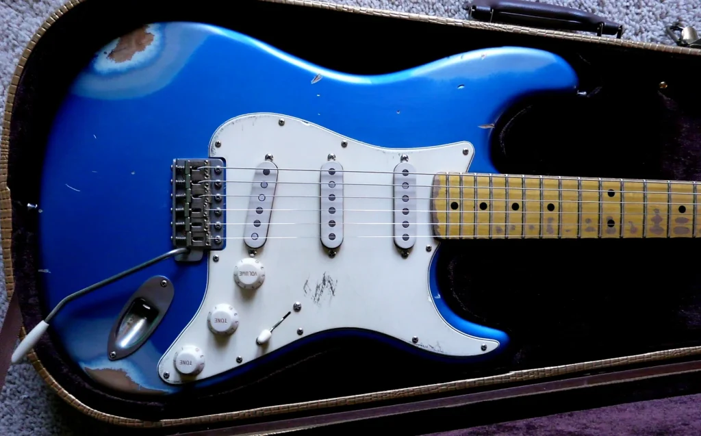 New 2024 Bill Nash S-63, solid maple C neck, USA guitar Lollars Lake Placid Blue Matching Headstock Brand New