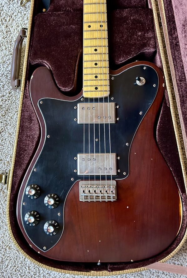 New 2025 Nash USA Guitar. T-72 DLX LH left handed. Mocha. Lollar