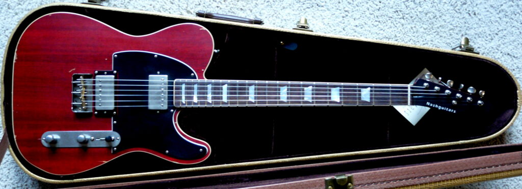 New 2025 Nash T-59 MT Mahogany with Flame Maple Top